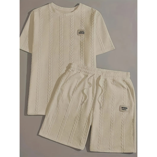Conjunto de Punto 2 Piezas Comfort con Detalles en Grano de Trigo - Image 3