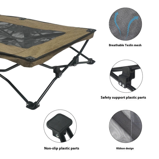 Cama Plegable para Perros de Doble Capa Grande - Image 17