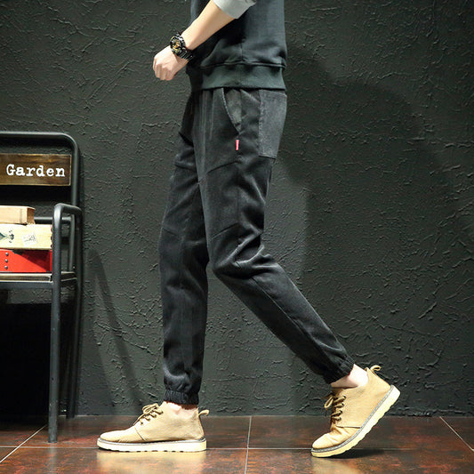 Pantalones Harem Cómodos Talla Grande para Hombre - Estilo Casual Moderno