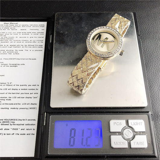 Reloj de Cuarzo Elegante con Diamantes y Correa de Acero Inoxidable para Mujer - Image 10