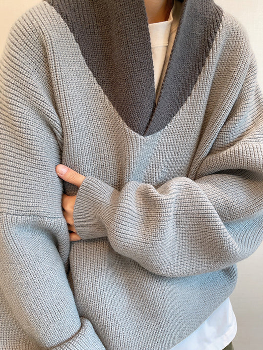 Suéter Abrigo Tejido con Capucha para Hombre - Image 7