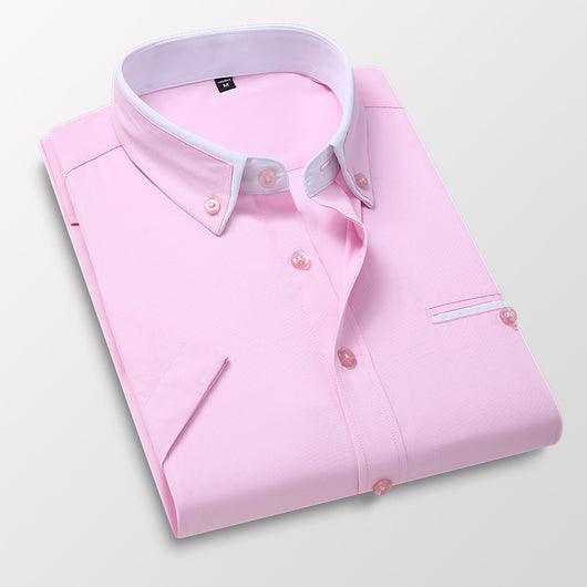 Camisa Casual Slim Fit Sin Planchado para Hombre - Image 7