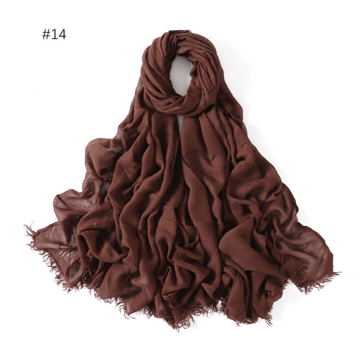Pashmina Modal Fina Transpirable - Chal Ligero Monocromático para Mujer - Image 19