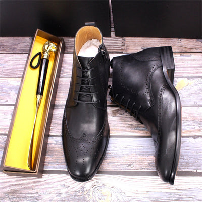 Botas Martin de Cuero con Cierre Lateral para Hombre - Image 18