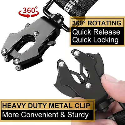 Correa de Seguridad Táctica para Perros con Hebilla de Rana - Image 10