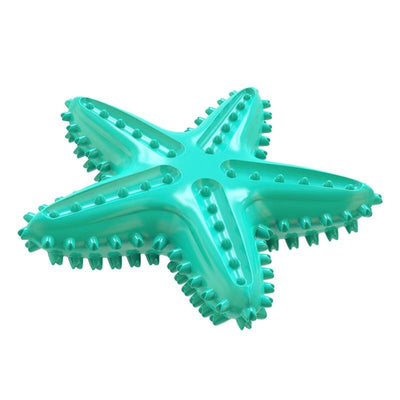 Juguete Limpiador de Dientes para Perros Grandes - Estrella Interactiva con Sonido Chirriante - Image 4