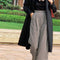 Pantalones Casuales Anchos de Tiro Alto con Efecto Adelgazante