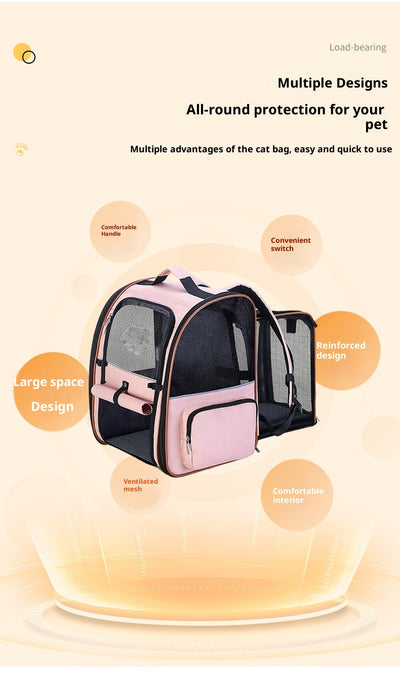 Bolsa Transportadora Extensible para Perros Pequeños con Ventilación - Image 17