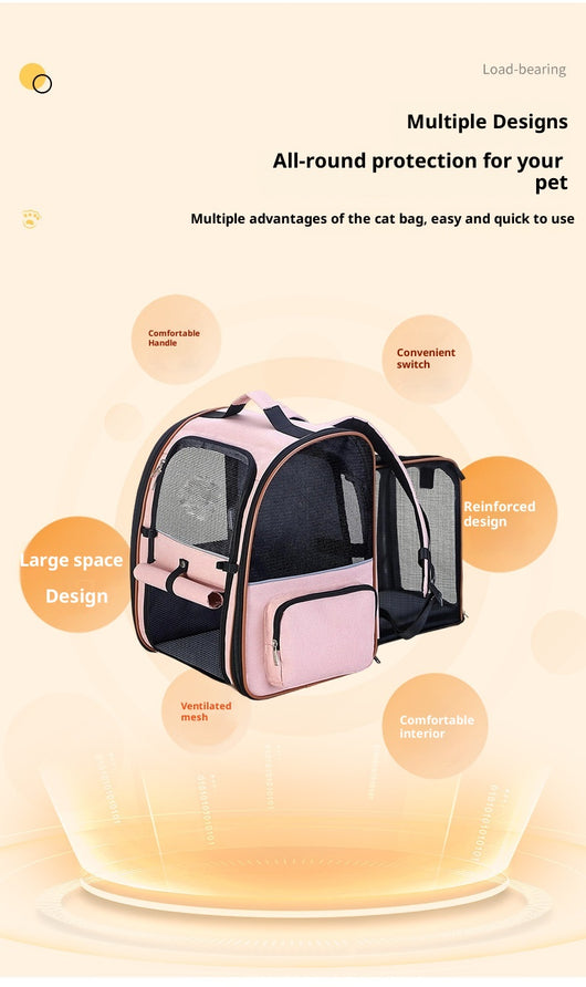 Bolsa Transportadora Extensible para Perros Pequeños con Ventilación - Image 17
