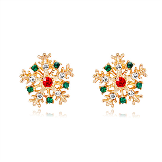 Aretes Navideños Creativos de Aleación Fashion
