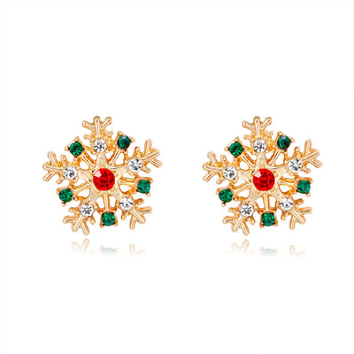 Aretes Navideños Creativos de Aleación Fashion