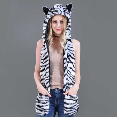 Conjunto Infantil 3 en 1: Gorro, Bufanda y Guantes con Diseño Animal de Peluche - Image 29