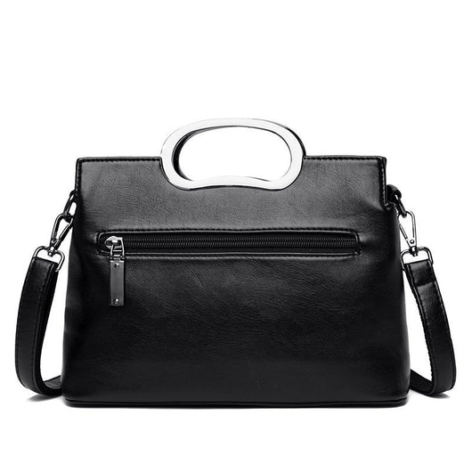 Bolso de Hombro Portátil con Remaches y Borla Trendy - Image 2