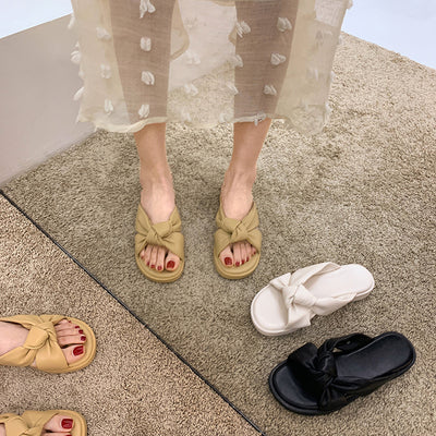 Pantuflas Negras de Verano con Suela Suave y Tacón Bajo - Image 14