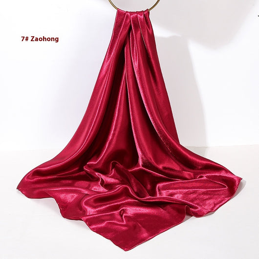 Pañuelo de Seda Artificial 90cm Satinado Brillante - Elegancia Pura - Image 10
