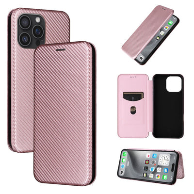 Funda Abatible de Fibra de Carbono para Teléfono Flip - Image 4
