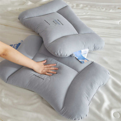 Almohada Alta de Algodón Lavable con Protección Antibacteriana - Image 4