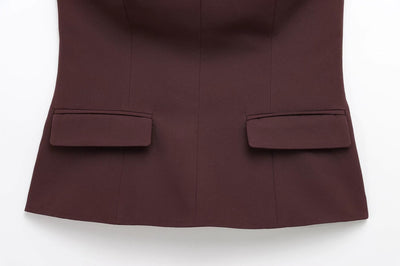 Top Strapless Liso Sin Tirantes - Image 15