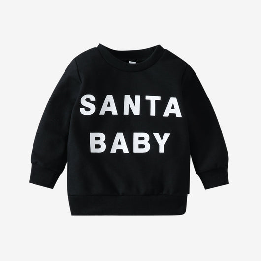 Suéter Navideño Infantil con Estampado de Letras - Image 12
