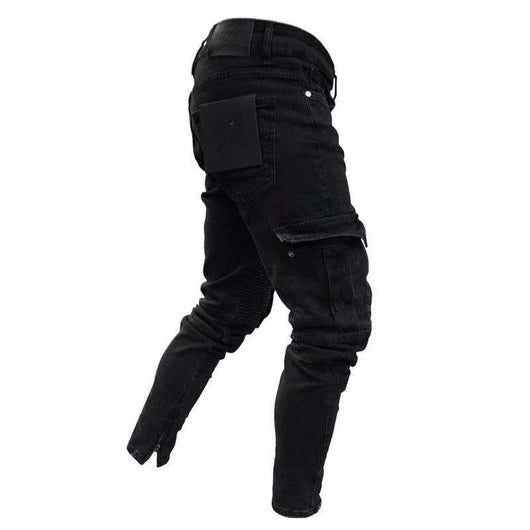 Pantalones con Rotos y Cierre en Rodillas - Image 9