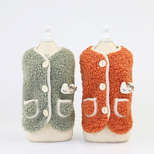 Chaleco de Terciopelo para Mascotas Otoño e Invierno - Diseño Adorable - Image 12