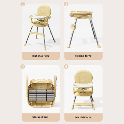 Silla de Comer Multifuncional Plegable para Niños - Image 3