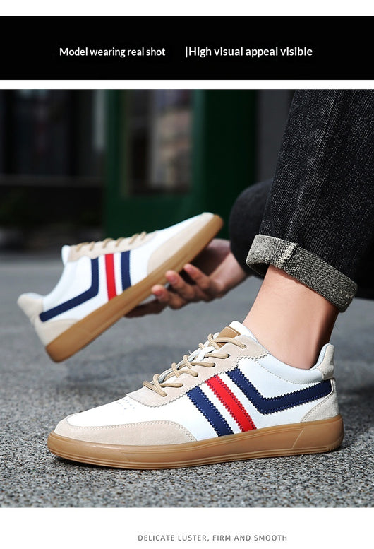 Tenis de Cuero para Hombre con Plantillas Elevadoras y Suela de Goma Reforzada - Image 16