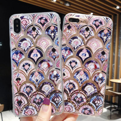 Funda Mármol Escama de Pez con Arena Movediza - Image 2