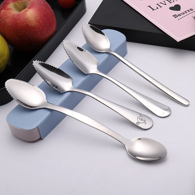 Cuchara Deshollinadora de Acero Inoxidable con Cámara de Hielo para Pomelo y Frutas - Image 20