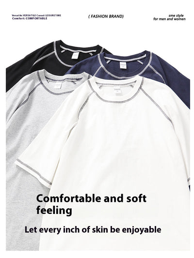 Playera Raglan Hombre con Costuras Decorativas y Cuello Redondo - Image 18