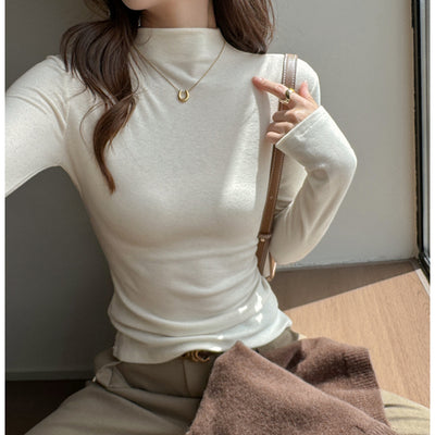 Blusa Base Cuello Semialto Manga Larga para Mujer - Image 5