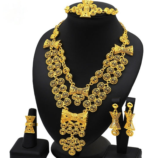 Conjunto de Joyas para Boda: Collar, Pulsera, Anillo y Aretes - Image 6