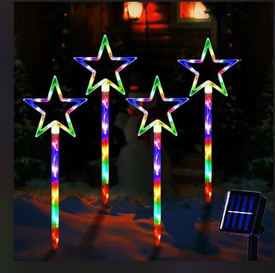Luces Solares Decorativas LED para Jardín - Diseño Copo de Nieve - Image 21