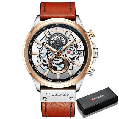 Reloj Multifuncional con Calendario y Correa Resistente al Agua para Hombre - Image 14