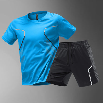 Camiseta Deportiva para Hombre con Bloques de Color - Secado Rápido y Transpirable - Image 9