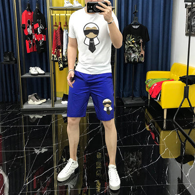 Conjunto de Camiseta y Shorts Estilo Europeo Street Fashion - Image 5