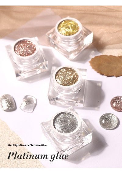 Pegamento UV de Alta Densidad Platinum para Uñas con Brillo Metálico - Image 8