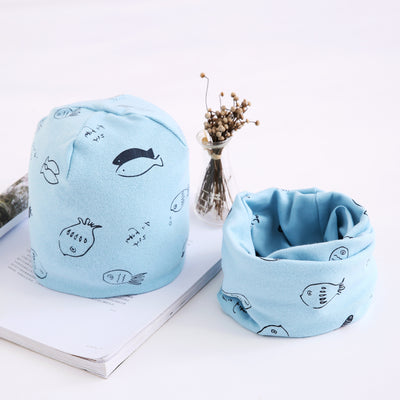 Conjunto de Bufanda y Gorro de Algodón para Bebé - Accesorios de Otoño e Invierno - Image 11