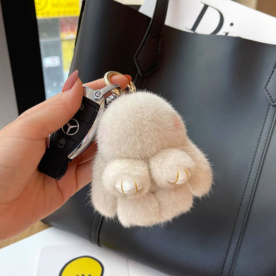 Llavero Colgante Conejo Peluche Mink Red Viral - Image 43