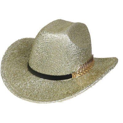 Sombrero Vaquero Fluorescente de Ala Ancha para Fiestas y Baile - Image 5