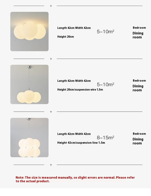 Lámpara de Techo Minimalista Nube para Restaurante - Ambiente Acogedor y Romántico - Image 8