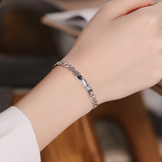 Pulsera Retro de Plata Esterlina S925