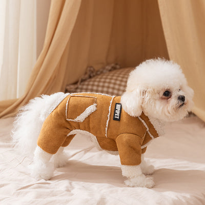 Abrigo Térmico para Perro con Forro de Sherpa y Anillo para Correa - Image 9