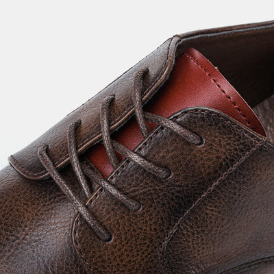 Zapatos de Cuero Retro para Hombre Talla Grande - Estilo Verano - Image 11