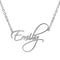 Colar de Aço Inoxidável Personalizável Prateado