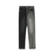 Jeans Rectos Holgados Vintage Desgastados con Contraste para Hombre