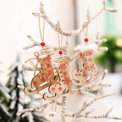 Adornos Navideños de Madera Pintados e Impresos - Image 5