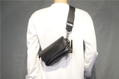 Bolsa Mensajera Hombre Banda Ancha Liso - Image 14