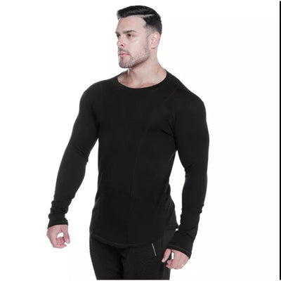 Playera Deportiva Ajustada Cuello Redondo para Correr - Image 9