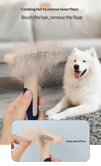 Cepillo Deslanador para Mascotas - Elimina Pelo Suelto y Desenreda - Image 10